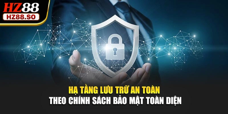 Hạ tầng lưu trữ an toàn theo chính sách bảo mật toàn diện